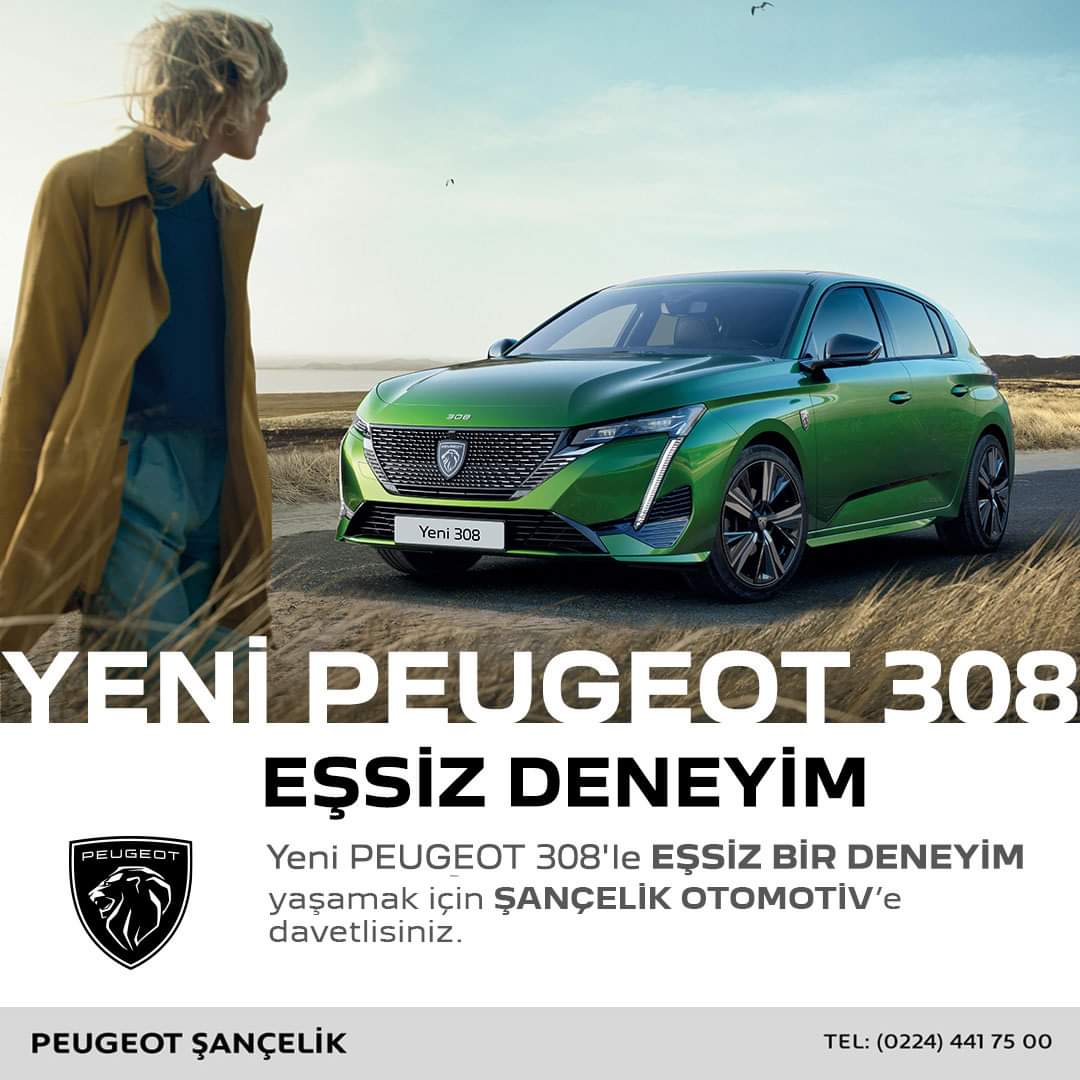sancelik's tweet photo. Yeni PEUGEOT 308'le EŞSİZ BİR DENEYİM yaşamak için ŞANÇELİK OTOMOTİV'e davetlisiniz.

detaylı bilgi için: 0224 441 7500
Şançelik Plaza İzmir Yolu https://t.co/nEEGqkoOeX'de

#peugeot #bursa #308 #peugeot308 #otomobil #araba https://t.co/OgJMc7lxPy