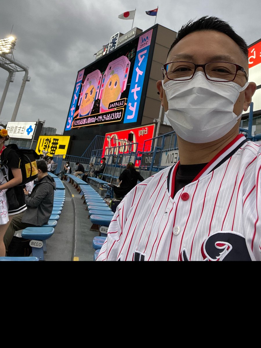 TomAsakawa's tweet photo. 戦闘準備完了！
#ヤクルトスワローズ https://t.co/16pRzJvAd1