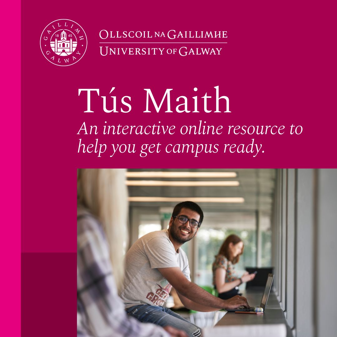 New Students, Tús Maith is a self-paced and interactive online resource filled with useful information to help you get ready for University of Galway.   

Click here to get started 👉  tinyurl.com/4ujwv6t4 

#TúsMaith #NewStudents #UniversityofGalway