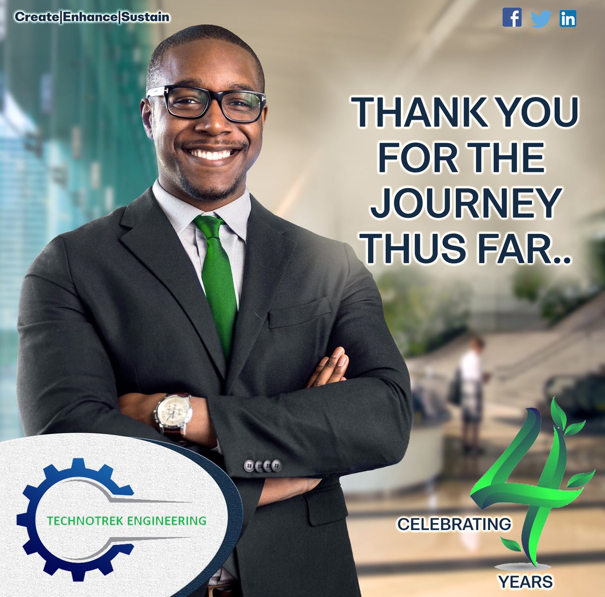 Technotrek2's tweet photo. Without you we are nothing, you have been here the whole journey. 

To our valuable stakeholders, partners and clients, thank you for the support throughout the years!

Celebrate  this milestone with us🌟💫

#4Years #Anniversary  #technotrek #Zimbabwe #TechnotrekEngineering https://t.co/vJOBgyv6Nj