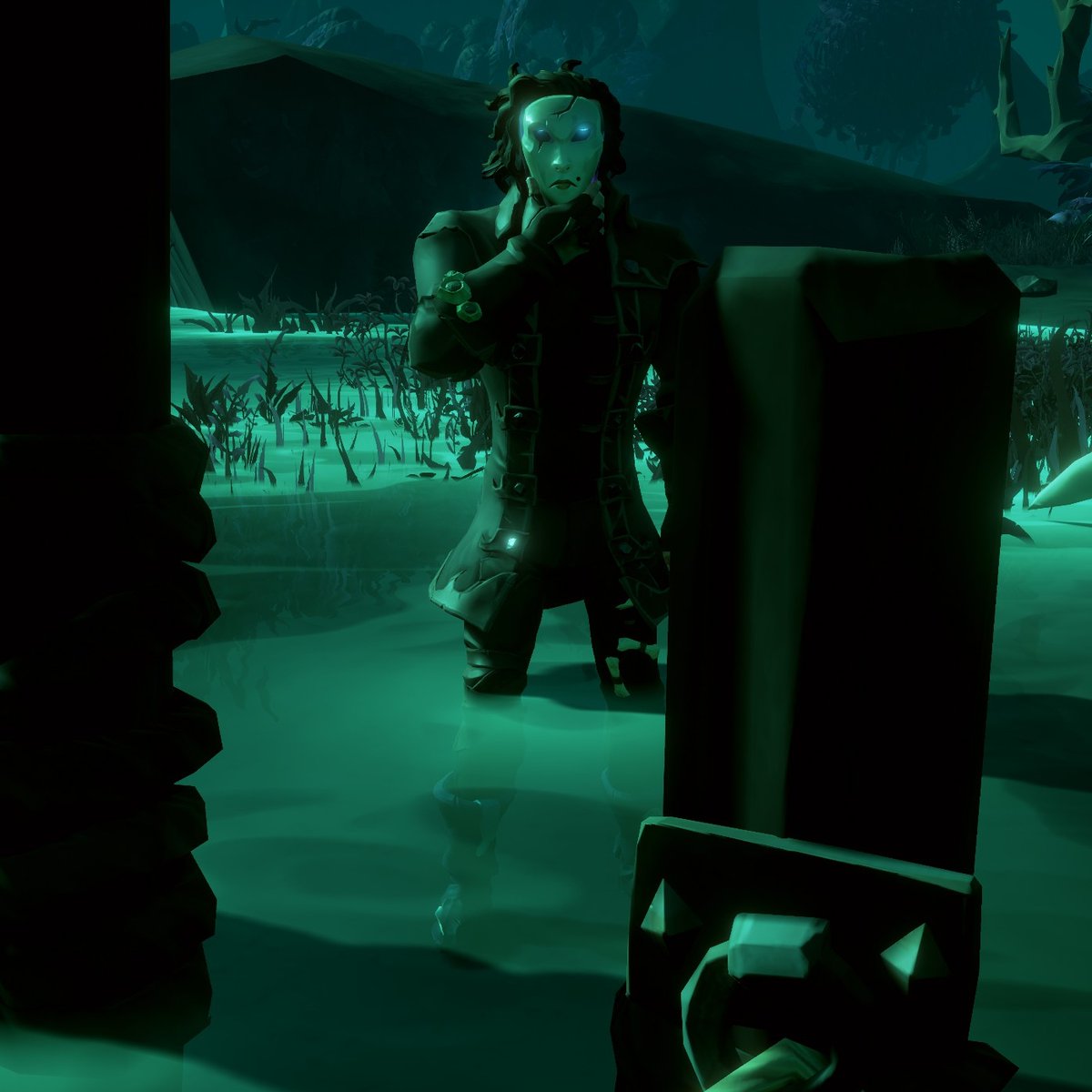 PeiRei_'s tweet photo. "Don't let them escape Jason! They don't belong here!"
Theme: Spooky 💀
@SeaOfThieves  #StyleOfThieves https://t.co/isou1pZZTK