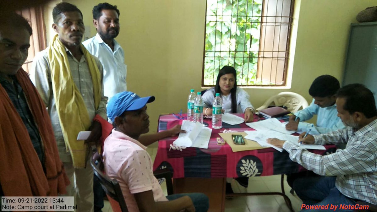 Camp court at Parlimal RI circle