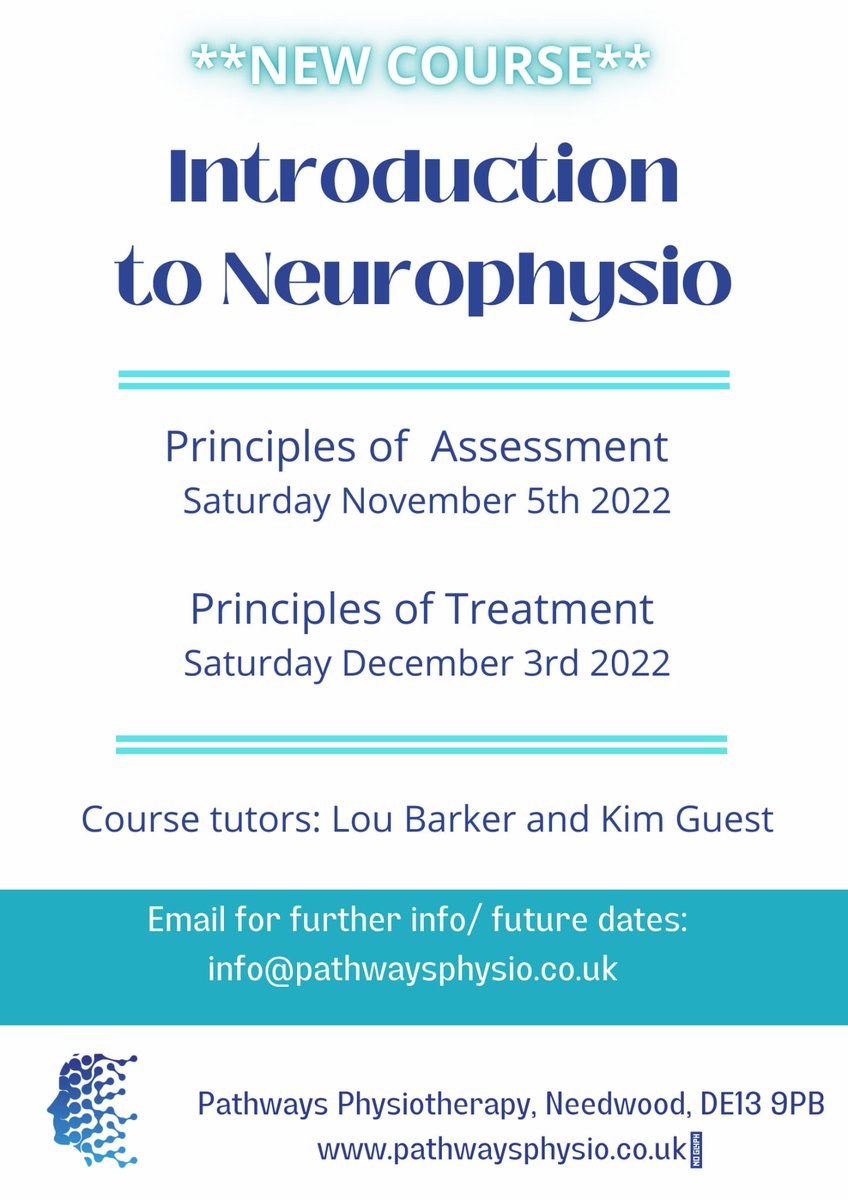 * For physios new to stroke and neurology
* Increase your knowledge and confidence 
* Practical toolkit for Ax, clinical reasoning and EB Rx
* £100/day,  £190/2 days
Contact us for further info