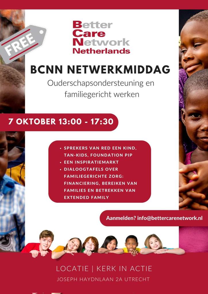 VillageToCare's tweet photo. 𝗚𝗥𝗔𝗧𝗜𝗦 𝗡𝗘𝗧𝗪𝗘𝗥𝗞𝗠𝗜𝗗𝗗𝗔𝗚
7 oktober as organiseert het @BCNNL een interessante netwerkdag. Dit keer over ouderschapsondersteuning en familiegericht werken. Tevens is er veel ruimte voor uitwisseling. 
@ Kerk in Actie te Utrecht 
Meer info: https://t.co/R2uv0CfkIc https://t.co/1zmdV8vNMS