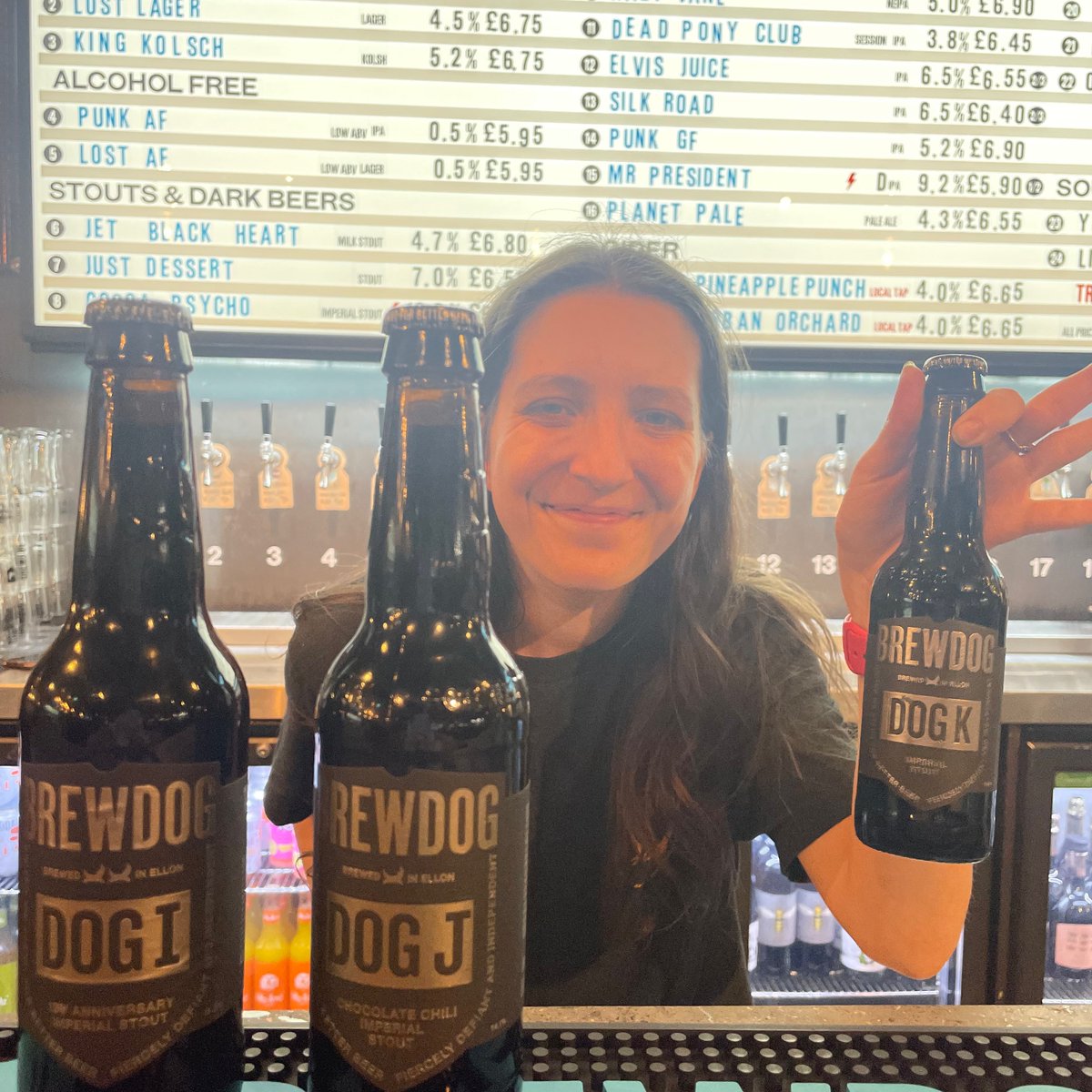 New beer new Bartender! We are so happy to have Rosie at Chancery with us :) Pop in to say hi and grab a new-in DOG K while you’re here.