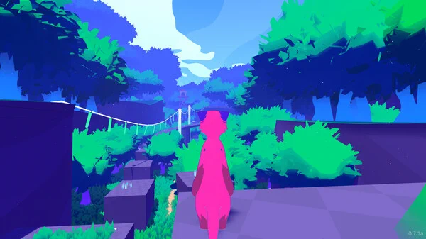 パルクールアクション『Fech The Ferret』早期アクセス開始-ピンクのフェレットを操作して音楽と共に爆走!音ゲー要素もあり、楽曲に力が入れられているようです。 