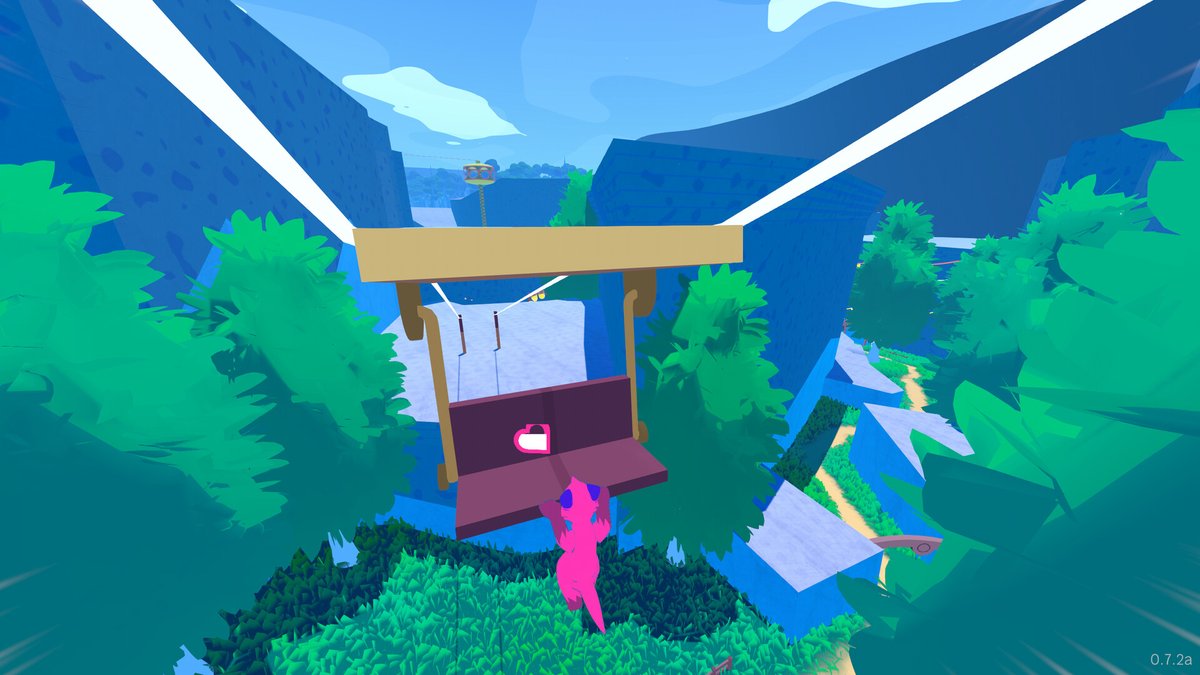 「パルクールアクション『Fech The Ferret』早期アクセス開始-ピンクの」|⚡Game*Spark⚡のイラスト