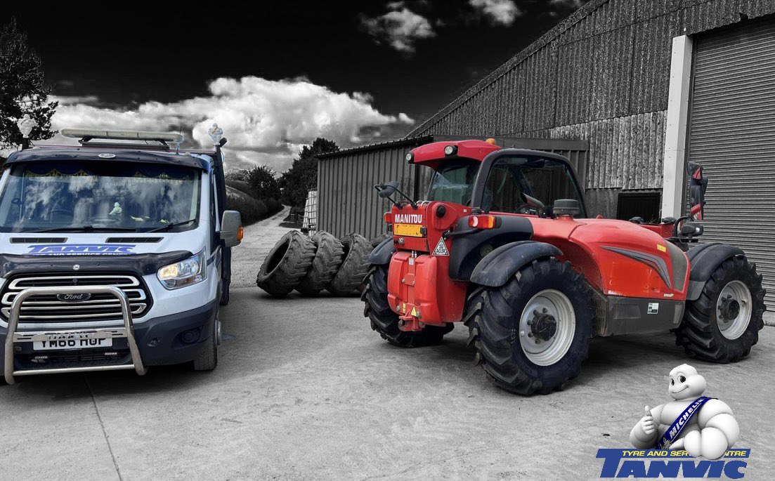 TanvicGrantham's tweet photo. Set of Michelin 460/70R24 XMCL fitted. Call Tanvic Commercial Grantham 0845 2581680 #Michelin #XMCL #telehandler #farm #farms #farming #cashback #yard #service #tyre #tyres #agri #agriculture #Agricultural #Grantham #Melton #loader #loading #Lincolnshirefarming #Tanvictyres https://t.co/iS2hiIHNrr