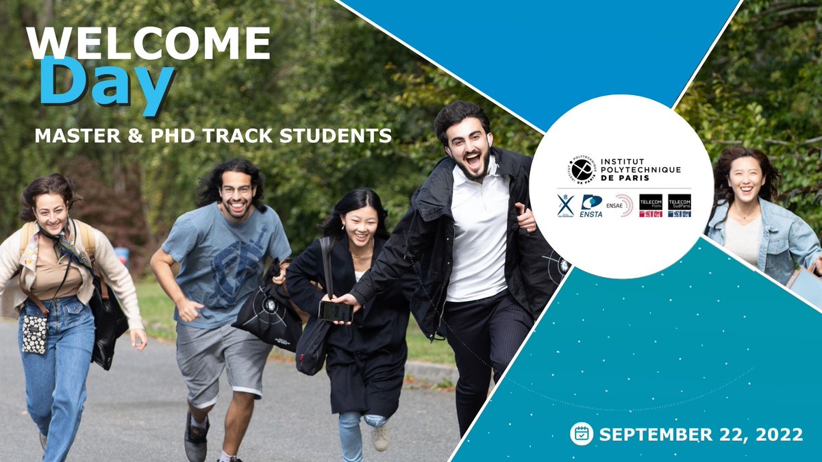 IP_Paris_'s tweet photo. 🔴Today is #IPParis Welcome Day for #Master &amp; #PhDTrack students. ▶️Follow the live here on YouTube : https://t.co/lJhaY3E1PP https://t.co/heotlKt4QS