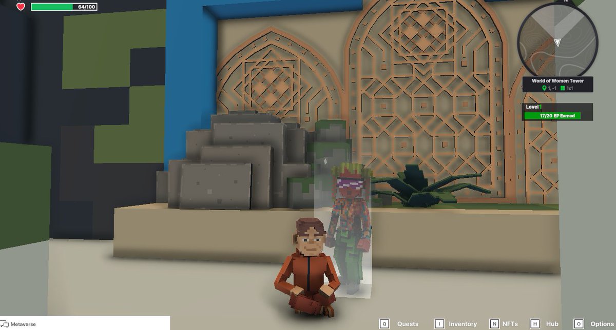 rib58631's tweet photo. @TheSandboxGame @worldofwomennft I just participated in the #SandboxAlphaS3Giveaway for a chance to win 500 SAND! Found the hidden room in World of Women Tower, check out my screenshot below!
👇 https://t.co/pzJm6A8ZpV