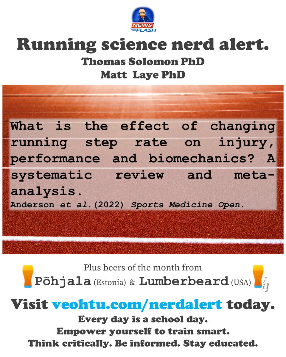 ThomasPJSolomon's tweet photo. Another fun month reviewing science & beer with my friend @mjlaye. Come get your nerd on with our #runningscience #nerdalert. Learn about #running #injury #performance & #biomechanics. And #craftbeer from #Pohjala & #Lumberbeard.
➡️ https://t.co/AOjBMPXtSG https://t.co/USE0lHvGhT