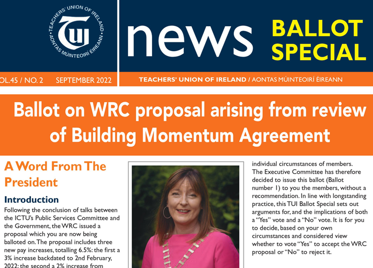 TUIunion's tweet photo. It’s just a week until the deadline for return of completed ballot papers on WRC proposal (5pm, Thurs 29th, Sept) – make sure your voice is heard! Register for an online info session this evening at 8pm. For more details: https://t.co/dyFc7chBVl https://t.co/kIebh01DxD