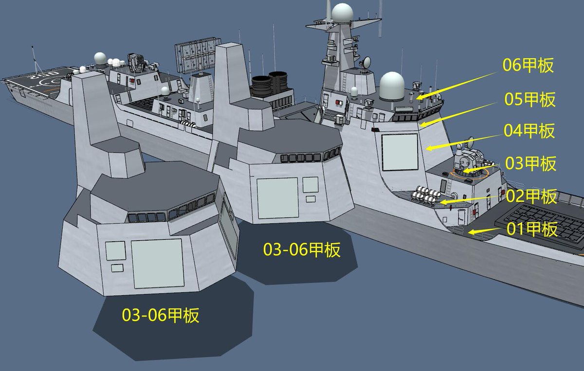 The new batch of type 052D destroyers has been changed again, rumored ...