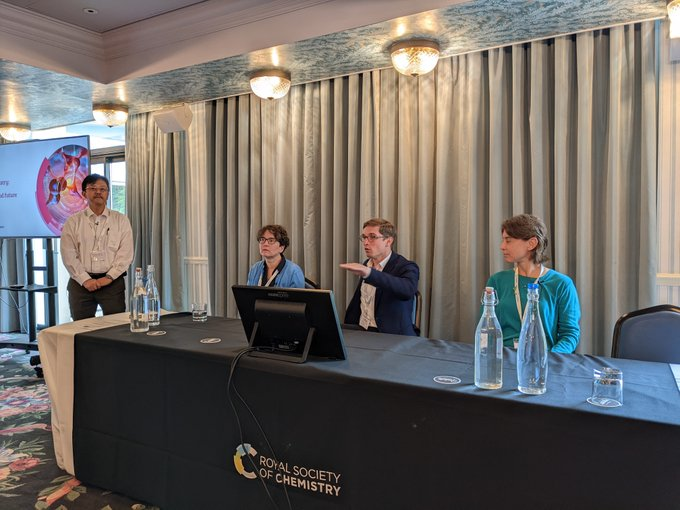 Faraday_D's tweet photo. Just about recovered from last week's #FDMechano meeting...
Make sure you check out the hashtag (#FDMechano) for a run through of all the great talks and Discussions or follow @TomislavFriscic's fantastic play-by-play!
All the papers can be found here👉https://t.co/d9n3ejAxYG https://t.co/UrGwukYmx1