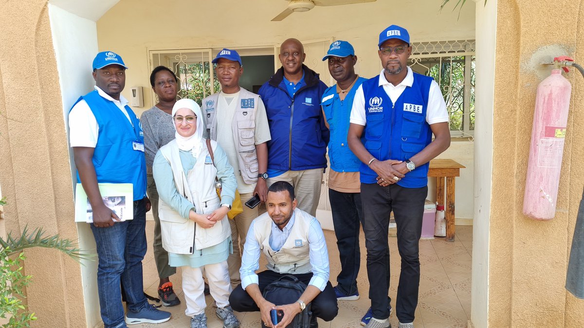 UNHCRNiger's tweet photo. We welcomed a delegation from @NORCAPweb to meet with their #experts at the @UNHCRNiger office &amp; to discuss #deployment needs. They also went to #Ouallam to visit projects that provide access to #energy to displaced communities. 

🙏to #NORCAP for all your support! https://t.co/cdWxclRZoS