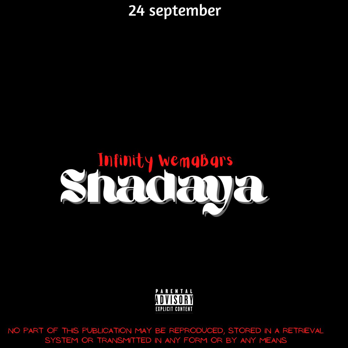 InfinityBars99's tweet photo. 24 September I drop Shadaya📶😊💥🎶

#zimhiphop
#zimdrill https://t.co/FpJWDEBXC3