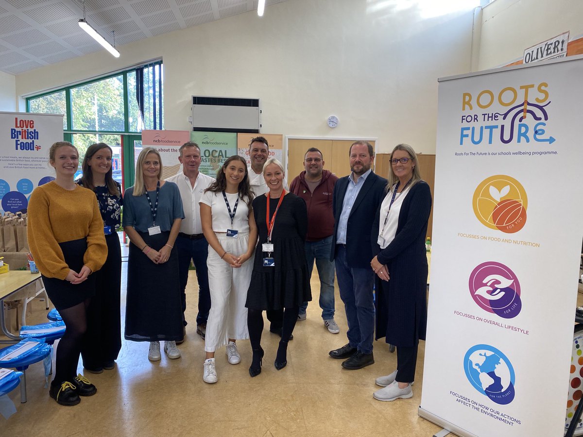 Ready to rock &amp; roll at our #FoodEducationDay at Fullwood School #RootsToTheFuture #BritishFoodFortnight22 ⁦<a href="/ISS__UK/">ISS UK</a>⁩ ⁦<a href="/Simonprice8/">Simon price</a>⁩ ⁦@cmcollins_hort⁩ ⁦<a href="/LoveBritishFood/">Love British Food</a>⁩ ⁦<a href="/JeanetteOrrey/">Jeanette Orrey MBE</a>⁩