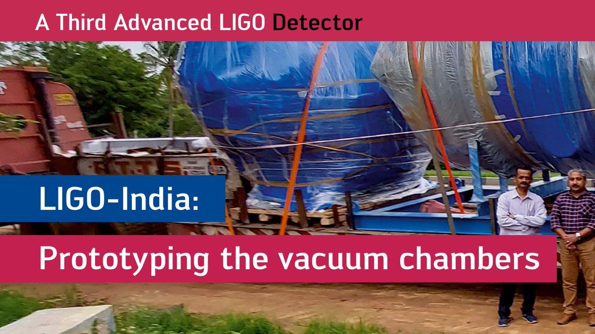 Prototyping vacuums for @LIGOIndia: from design and manufacture, to a 1300km journey and testing the ultra-high vacuum. Vijay Bedakihale and S. Sunil tell the story on p.18. ligo.org/magazine/LIGO-…