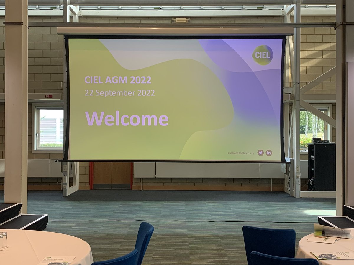 All set for today’s <a href="/CIELivestock1/">CIELivestock</a> AGM &amp; Accelerating Innovation event <a href="/Holywell_Park/">Holywell Park</a> <a href="/NottinghamUON/">NottinghamUniversity UON</a> #livestock #innovation
