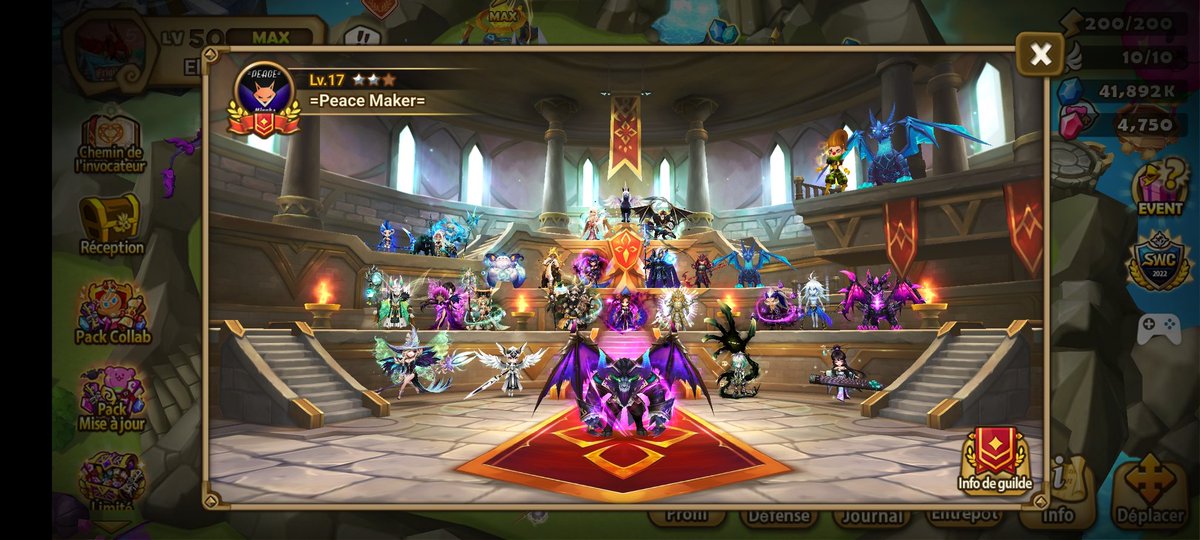 Jonathan__LD's tweet photo. @summonerswar_FR Une nouvelle guilde avec objectif G2 gvo 👀 https://t.co/XEvAjwBgk5