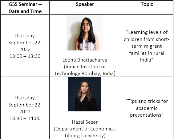 GSS Seminars tweet media
