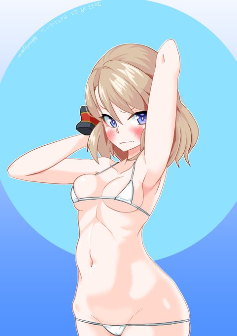 56日目 アズールレーンマイクロビキニ強化週間4日目
ニーミちゃんってすごくスタイル良いよね 