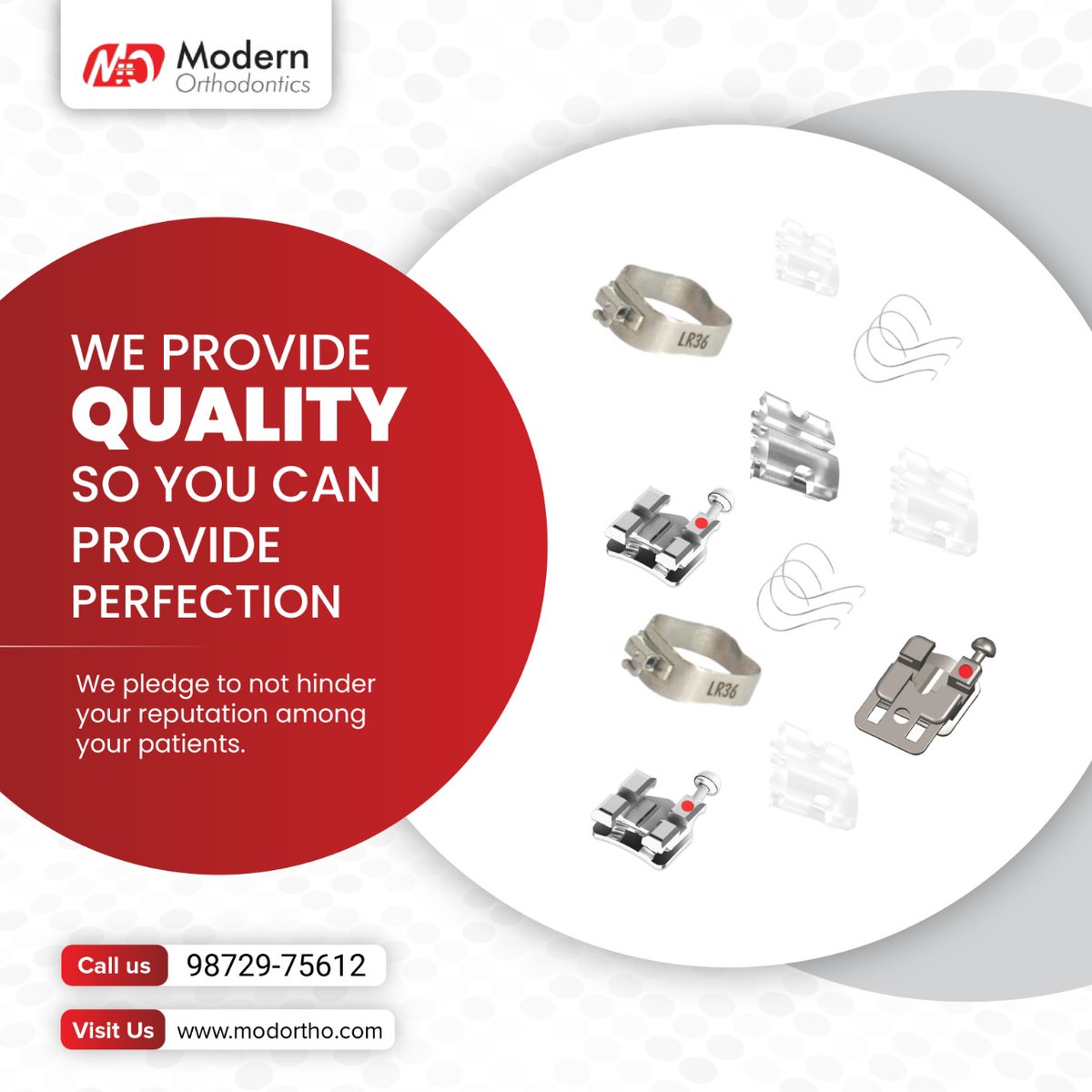 ModOrtho's tweet image. We pledge to not hinder your reputation among your patients. 

#Modortho provides the best quality #orthodonticproducts in the market.