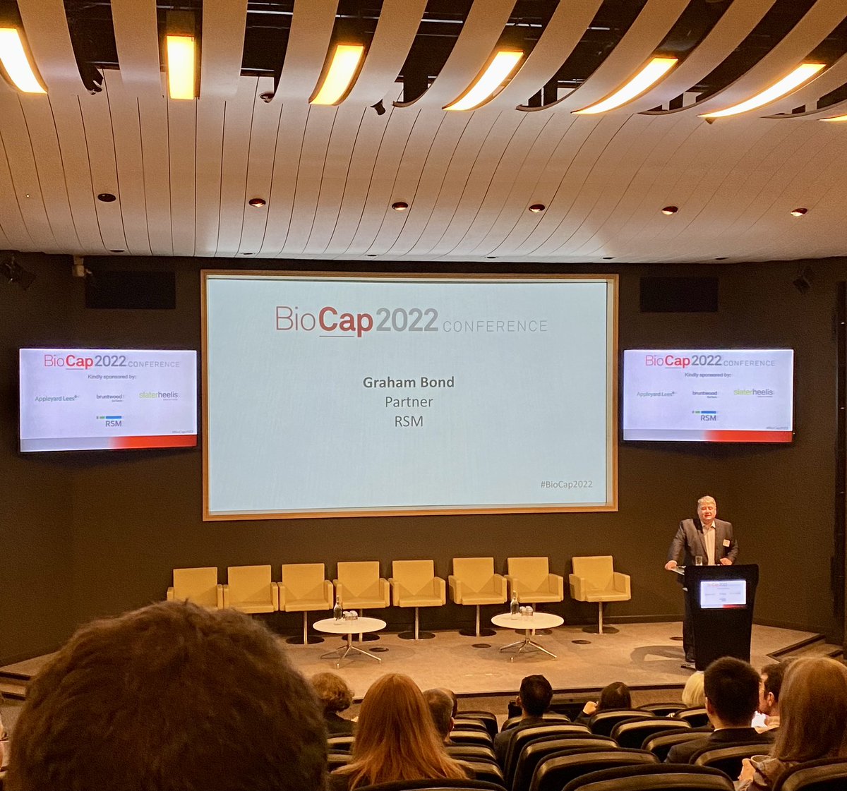 Bionow's tweet photo. Thank you to Graham Bond @RSM_Global for opening #BioCap2022
A great start to the day with a brilliant Investor Insight from Jon Moulton #BetterCapital https://t.co/MNtlZvNJzy