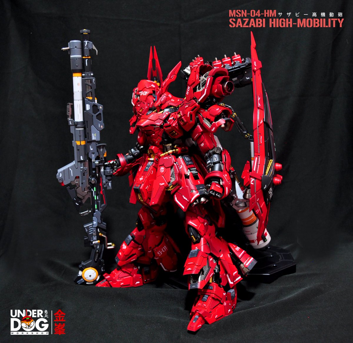 antonius_liauw's tweet photo. MG 1/100 Sazabi Ver. Ka custom build
"MSN-04-HM (High-Mobility)
#underdogworkshop https://t.co/bekEoRrfqx