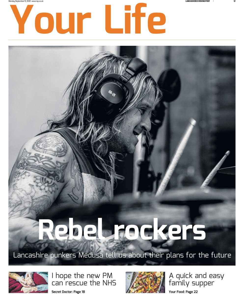 Keeping punk alive and kicking in #Lancashire - spoke to Julian from <a href="/medusaworld/">Medusa</a> about all things rock and roll for the <a href="/leponline/">Lancashire Post</a>.
