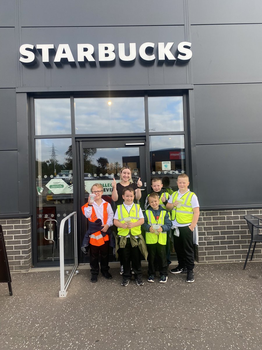 Cochrane_Castle's tweet photo. Huge thank you to @StarbucksUK for having our pupils in for breakfast. Our pupils had a ball at our local Johnstone Starbucks. Thanks to the team for organising this for us. ☕️🥣

#renfrewshireschools #cochranecastle #primaryschool #Starbucks #breakfast #oneren #renten https://t.co/1SJXlmz20R