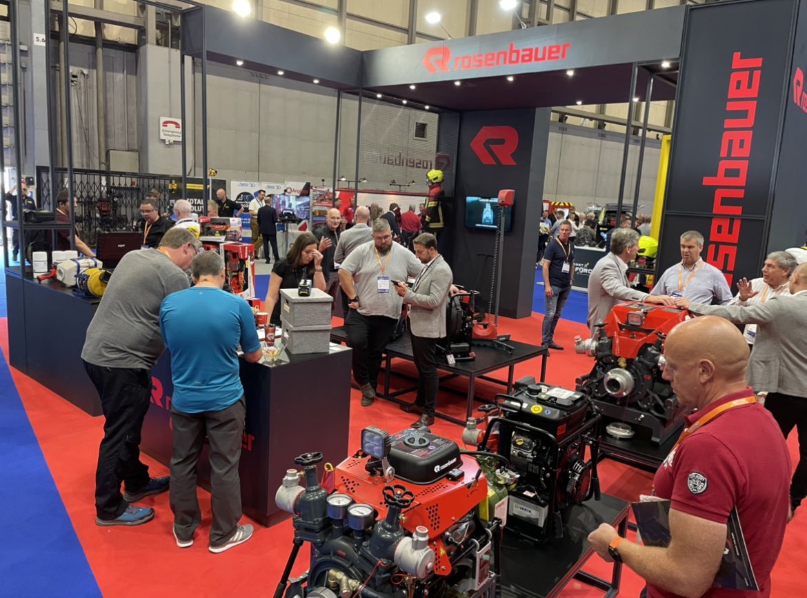 weareapplied's tweet photo. It was good to be back at the @emergencyukshow at the NEC in Birmingham where our clients @RosenbauerUK were showcasing their appliances, equipment and PPE alongside a wide range of exhibitors. #exhibitions #firefighting #emergencyservicesshow #creativedigitalresults https://t.co/ghvdn8xGUn