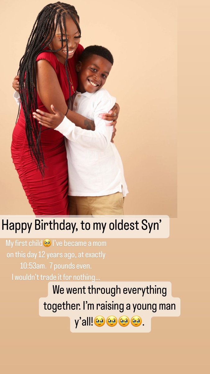 MellBRice's tweet photo. Happy Birthday to my oldest 🥹🥹 12 years ago I became a mom https://t.co/VGgBmkZ4sm