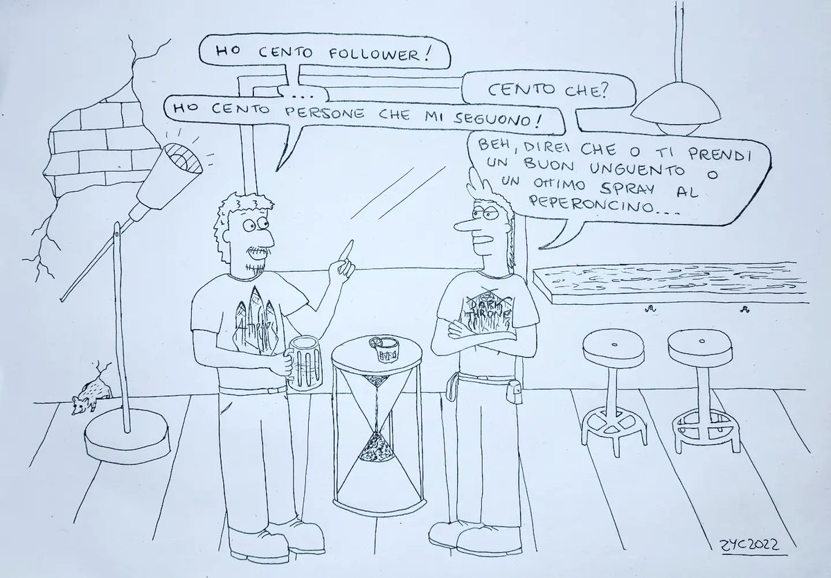 vignettelibere's tweet photo. #vignette #cartoons #followers #disegni #drawings #atthegates #darkthrone #metal #vignettedivertenti #funnycartoons #umorismo #humor https://t.co/thAvBWvVv6