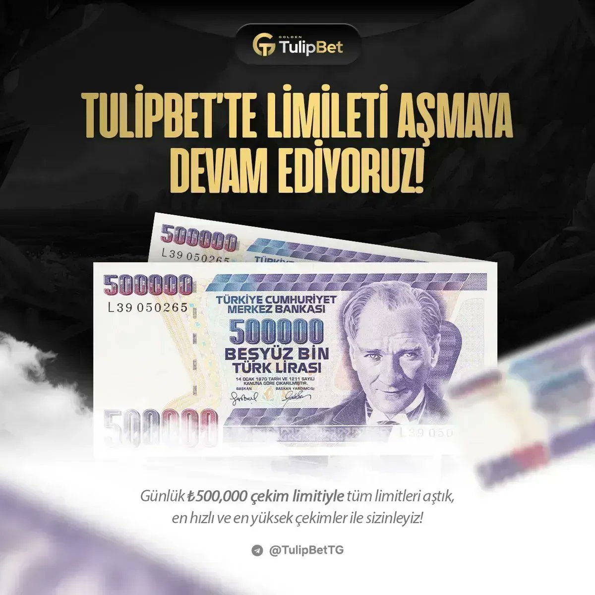 🤔 Limit mi? Tanımıyoruz! 🤩

👊🏻 Limit tanımayanların adresi Tulipbet'te limit nedir bilmiyor, günde ₺500.000'ye kadar olan çekimlerinizi hızlıca ödüyoruz.

🤟🏻 Tulipbet'e bekleniyorsunuz: bit.ly/38GMiQ7