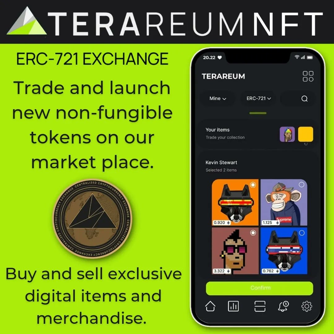RDPrice's tweet photo. 💥💥
#TeraNFT Coming soon!
#TerareumTech #TeraExchange #Terareum 
Follow @terareum for upcoming announcements! https://t.co/CkkttR1BkL