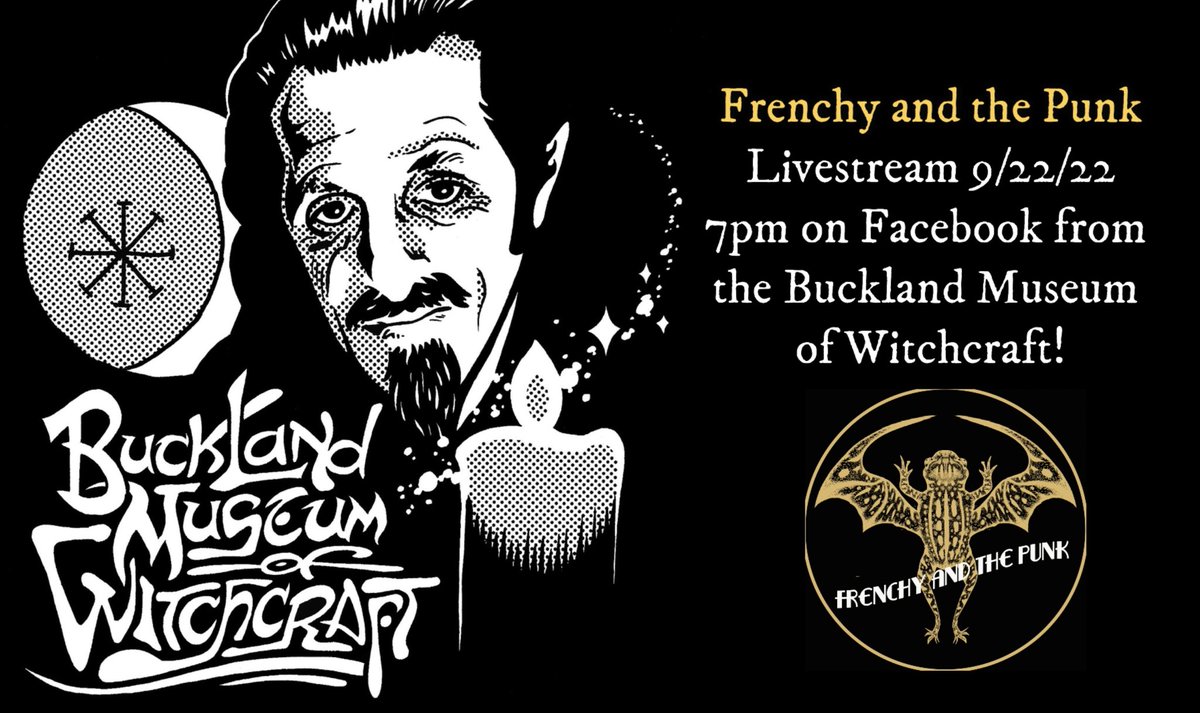 frenchyNthepunk's tweet photo. Tonight we’ll be doing an unplugged set streaming live from the @bucklandmuseum of Witchcraft. 7pm. Streaming directly from their Instagram, FB &amp; YouTube pages.
#bucklandmuseum #witchcraft #frenchyandthepunk #cleveland #livestream #pagan #steampunk #pixie #monsouvenir #zenghost https://t.co/cDHz6br7zp