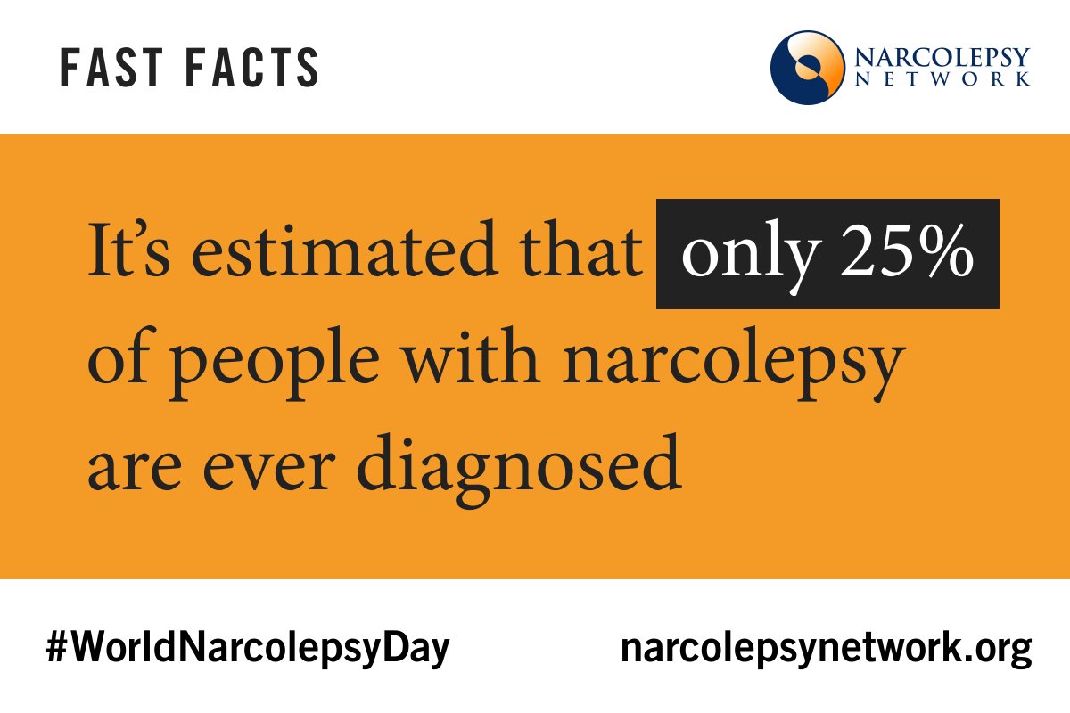 NarcolepsyNtwrk's tweet photo. Happy World Narcolepsy Day! Today (9/22) is a global day of awareness for narcolepsy. Share these facts with your social networks to inform others about narcolepsy and help break down the stigma of living with a chronic sleep disorder. https://t.co/gTFkqg4ooa