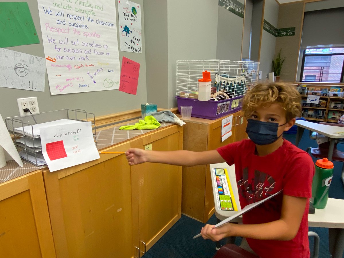 CaedmonFourth's tweet photo. Examining all possible arrays of different numbers as an introduction to prime, composite, and square numbers #CaedmonGrade4 #TheCaedmonStory #CaedmonMath https://t.co/NA9hF7RR7i