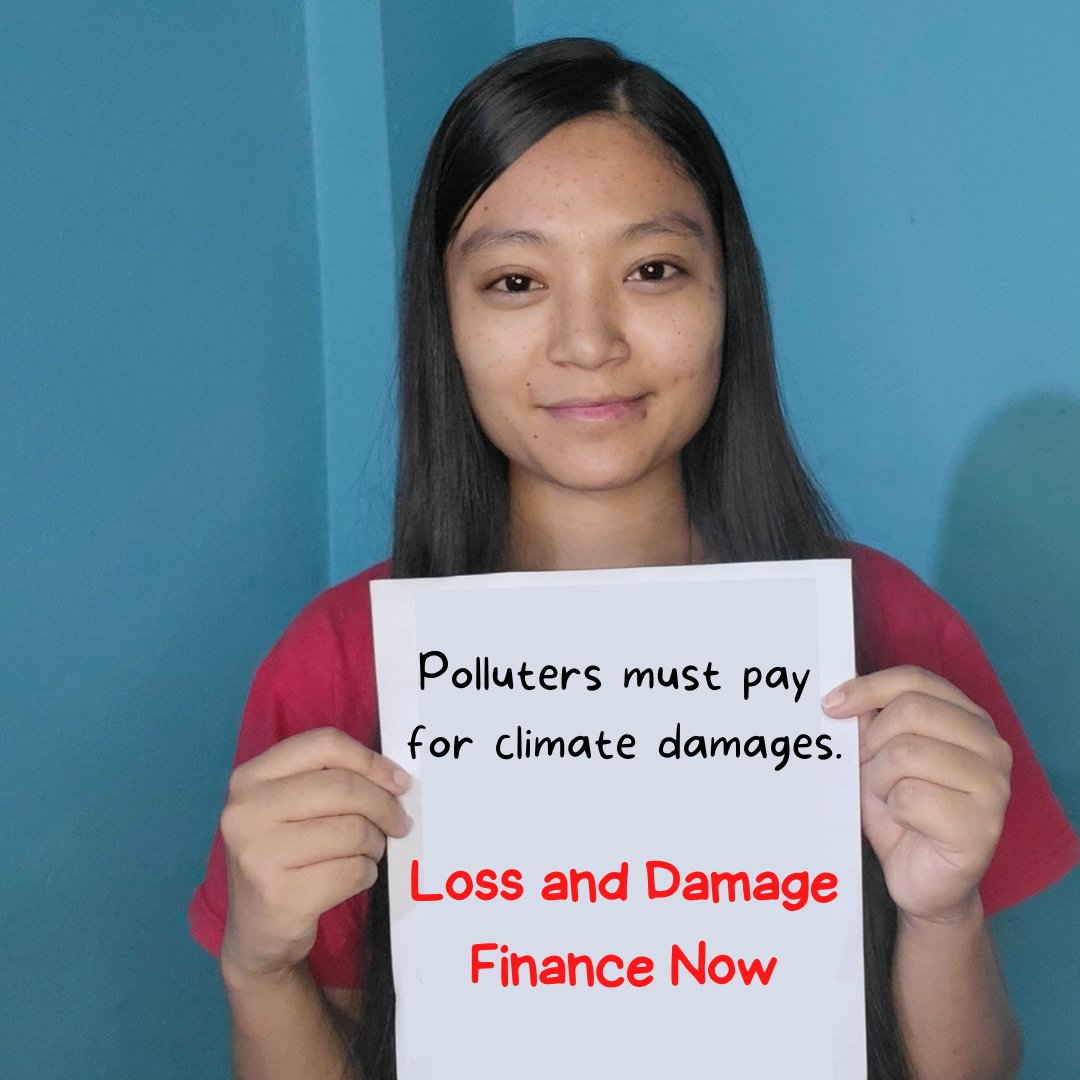 Today is #LossAndDamage Action Day. We want: ‼️ Loss and Damage to be on the @Cop27P agenda ‼️ Agreement on a Loss and Damage finance facility ‼️ Polluters to pay for the Loss and Damage they caused #PayUp4LossAndDamage #COP27 #MakePollutersPay