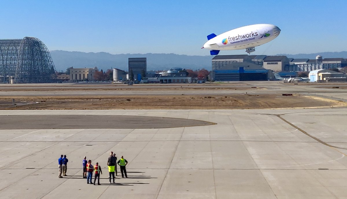 AirSign's tweet image. Does anyone remember this campaign we did with Freshworks? It was fun flying our blimp over the Dreamforce conference. #TBT

@Dreamforce is the world's largest nonprofit technology conference where you can gather to learn with your peers. Learn more here: salesforce.com/dreamforce/.