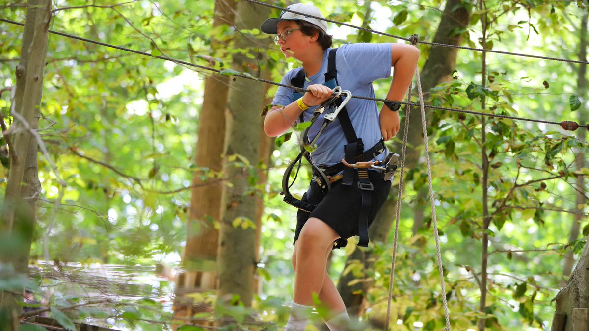 EXPLOLive's tweet photo. #EXPLOSenior students soared through this year’s ropes course, proving the view from the top is always worth the climb.
#EXPLOSummer #EXPLO22 #RopesCourse https://t.co/zbrPc0aBMf