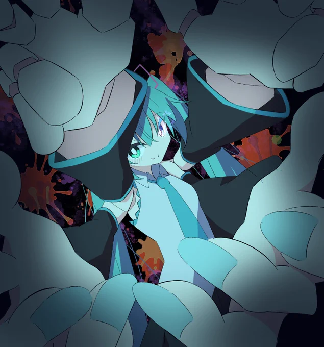 縫って、歪んだ、おニューなキメラ#初音ミク 