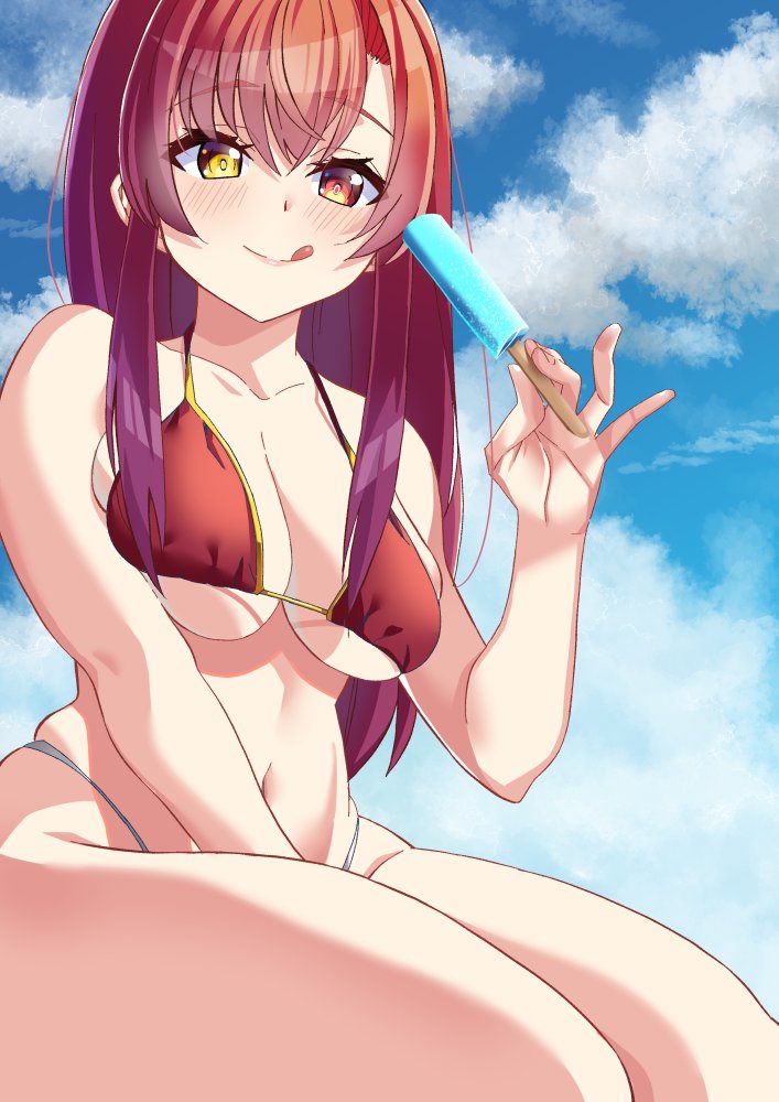 夏の思い出
 #夏が終わりそうだし今年描いた水着絵を貼ろう 