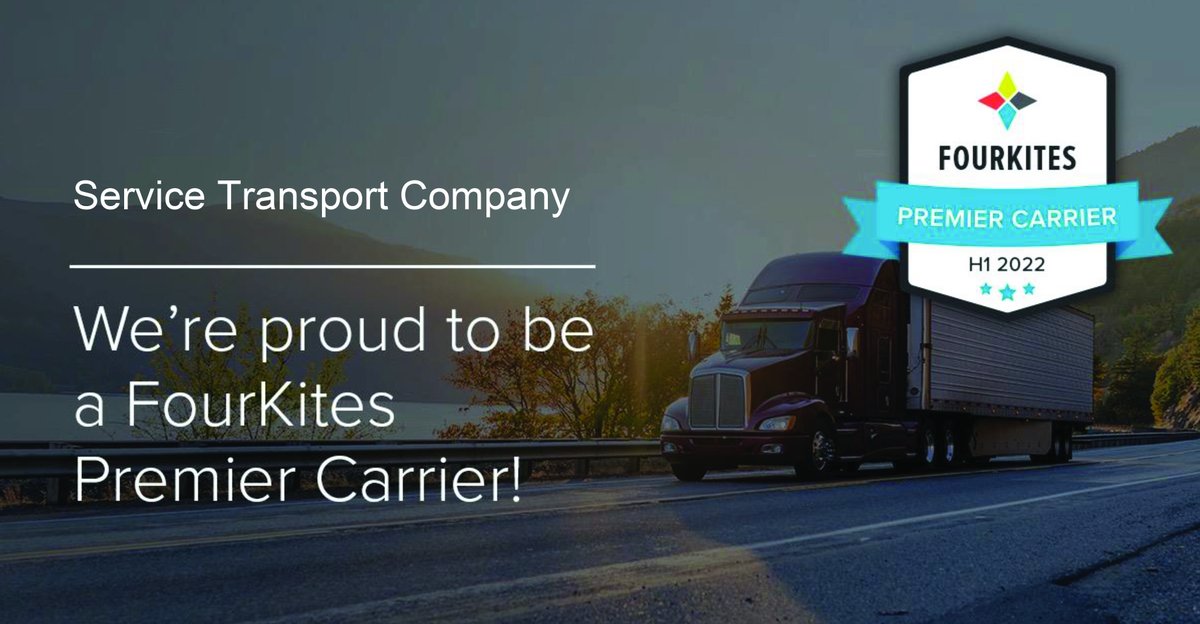 ServiceTransCo's tweet photo. FourKites has named Service Transport to its latest Premier Carrier List (PCL). #fourkitesvisibility22 #servicetransport https://t.co/GldLOCtCrN