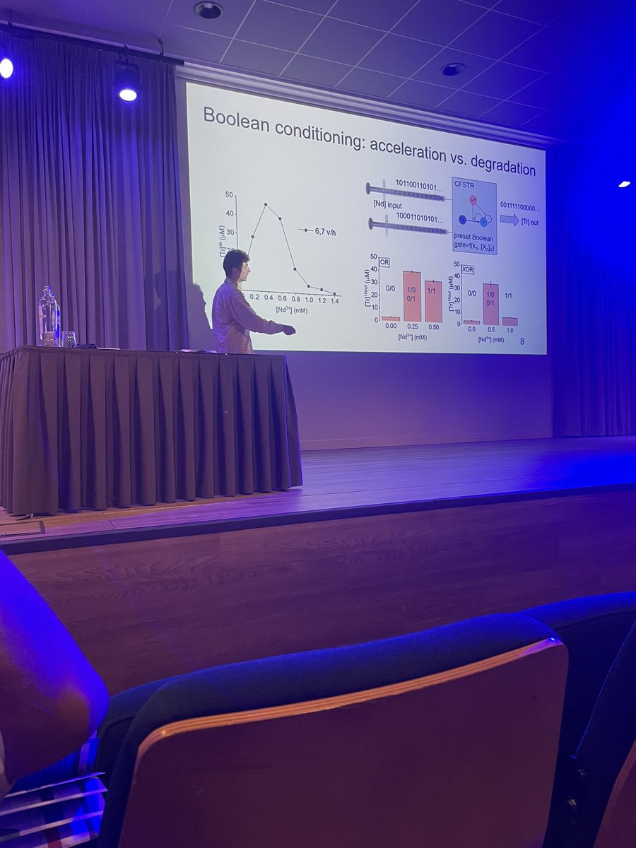 Very happy to see Dmitrii presenting his PhD work on CRNs at CHAINS (the Dutch chemistry conference)! #chains2022