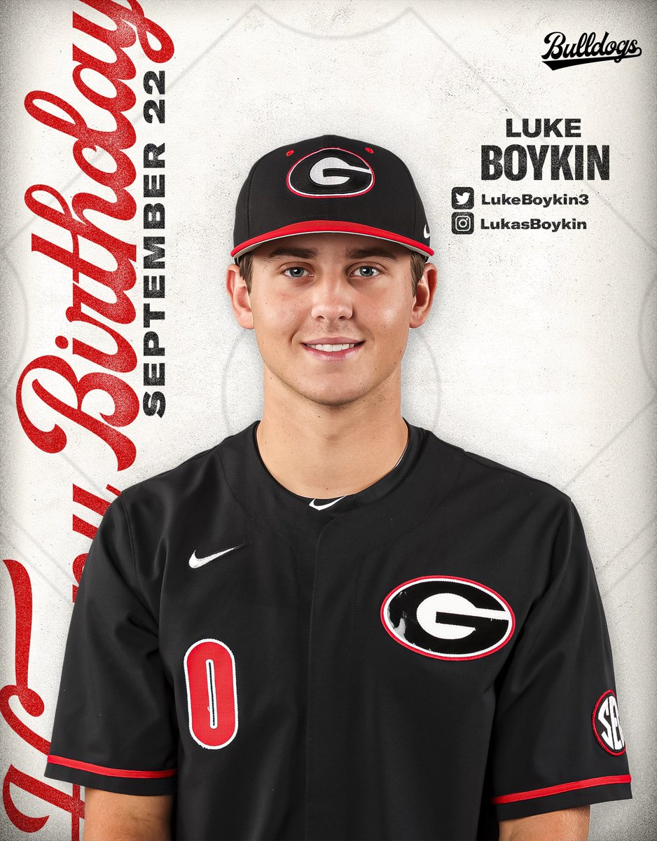 Join us in wishing @LukeBoykin3 a HAPPY BIRTHDAY! #GoDawgs