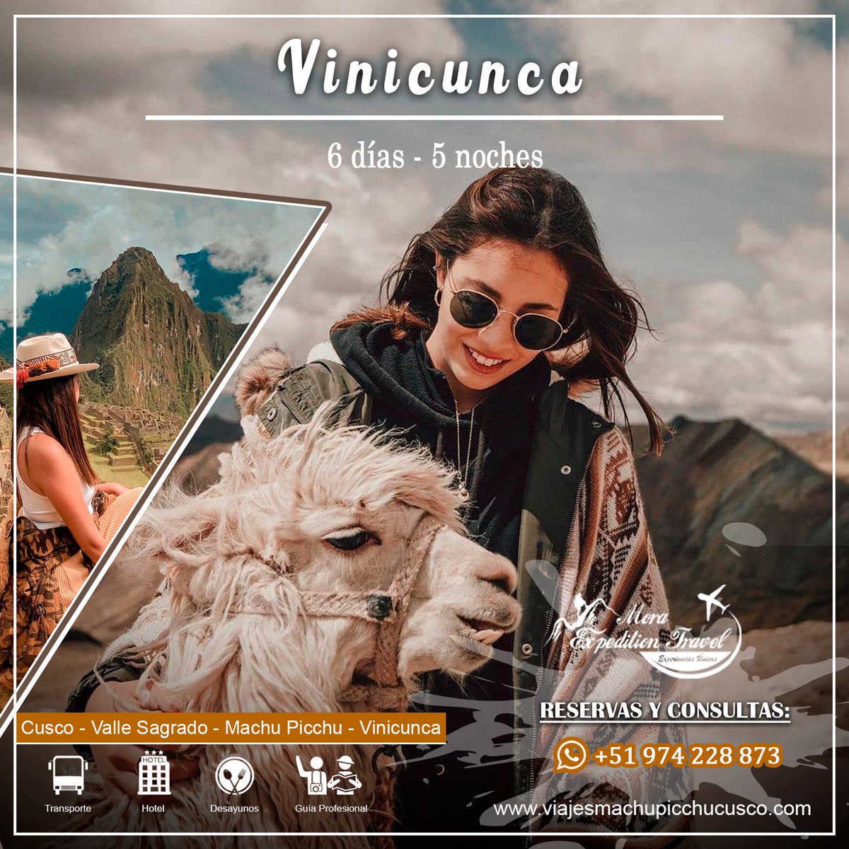👉𝐄𝐥 𝐦𝐞𝐣𝐨𝐫 𝐩𝐚𝐪𝐮𝐞𝐭𝐞 𝐭𝐮𝐫í𝐬𝐭𝐢𝐜𝐨 𝐩𝐚𝐫𝐚 𝐜𝐨𝐧𝐨𝐜𝐞𝐫 𝐌𝐚𝐜𝐡𝐮 𝐏𝐢𝐜𝐜𝐡𝐮 𝐲 𝐂𝐮𝐬𝐜𝐨

📱 +51 974 228 8733
🌐 Web: viajesmachupicchucusco.com
#viajes #agenciadeviajes #tours #turismo #viajesporelmundo #MachuPicchu #Cusco #Vinicunca #experiencia #trekking