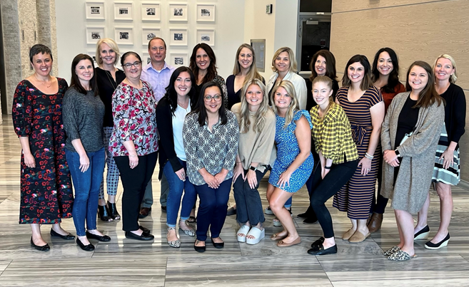 LBMCEP's tweet photo. Our entire HR team was in the office together last week for Service Team, a time we use every month to connect and learn together. We often refer to this team as the "quarterbacks" for our clients, streamlining all HR functions as you spend time building your business. https://t.co/sZoUBWtESi