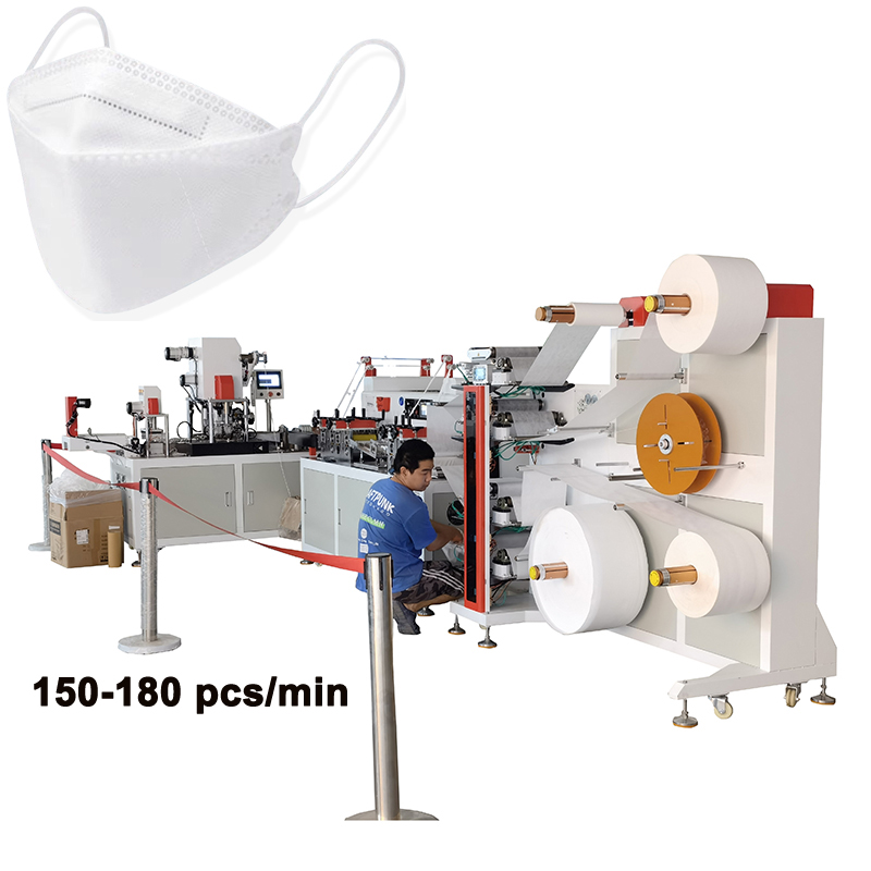 Cowin_machine's tweet image. Know more details of New High Speed Fish Type 3D Face Mask Making Machine at cowinm.com/new-high-speed… #earloopweldingmachine